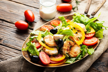 Healthy fresh salad