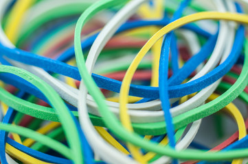 Color rubber bands