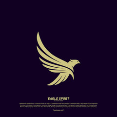 Eagle logo design vector. Birds logo concept vector template