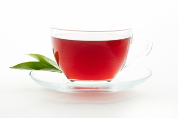 tea with lemon sliced