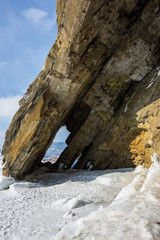 The coast of lake Baikal