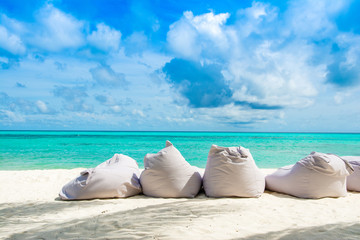 Obraz na płótnie Canvas Beautiful sandy beach, Maldives