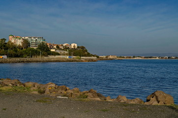 Fototapeta premium Landscape of Black sea coast by Nessebar Bulgaria