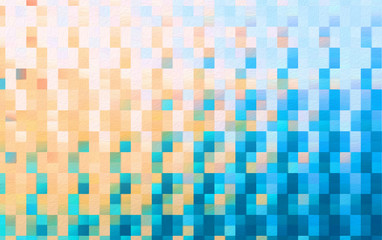 Abstract square blocks shapes gradient pattern background