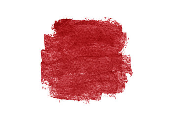 Red ink background painted by brush.