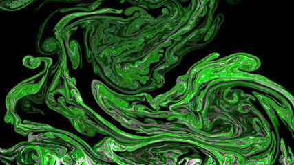 Fluid Art. Abstract colorful background,  Mixing paints. Modern art.