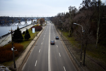 Fototapeta premium traffic on the highway
