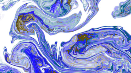 Fluid Art. Abstract colorful background,  Mixing paints. Modern art.