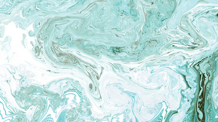 Fluid Art. Abstract colorful background,  Mixing paints. Modern art. © ossyffer