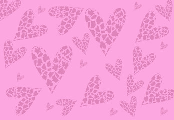 seamless pattern with hearts