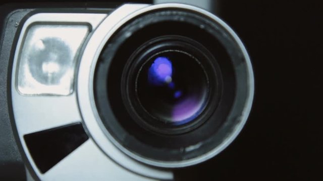 Camera zoom. Taking a close-up video cameras, increasing or decreasing scale.
