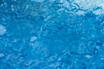 Fototapeta na wymiar blue water in the pool
