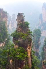 Fototapeta premium Wulingyuan Scenic Area, Zhangjiajie National Park, Hunan, China
