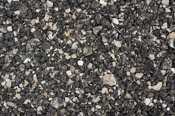 small black road stones background 