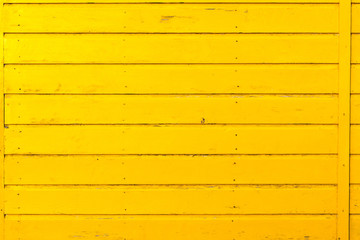 Section of yellow wood panelling from a seaside beach hut. Perfect as a background for Summer...