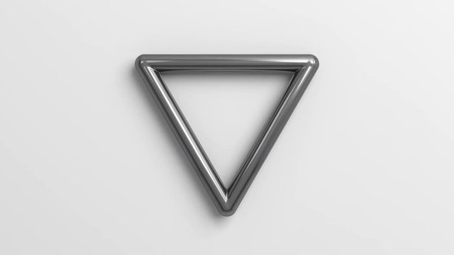 Abstract 3d render, background with triangle shape, modern animation, motion design, 4k video