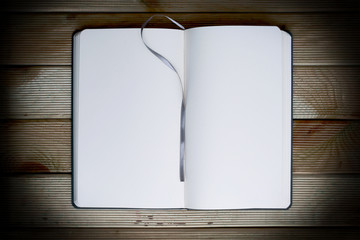 blank notebook