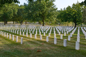 Fototapeta na wymiar Arlington national cemetery Washington USA