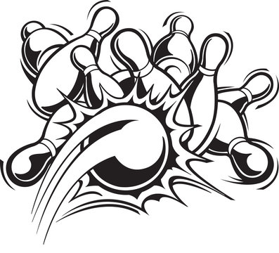 recommend clip art: Bowling