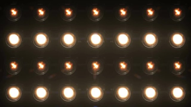 Lights Flashing VJ Loop Glow Floodlights Blinking 4K Disco Lights Flashlights