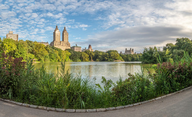Fototapeta na wymiar At the lake in Central Park
