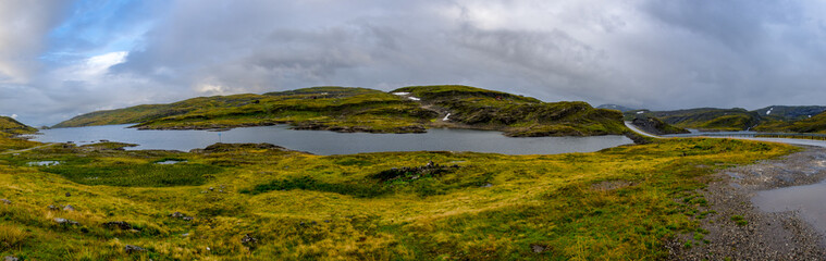 Obraz premium landscape with mountains and clouds