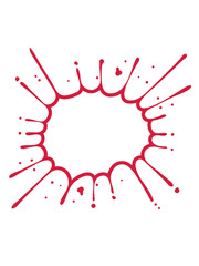 rahmen kontur umrandung tropfen klecks farbe spritzer graffiti blut wachs clipart logo design