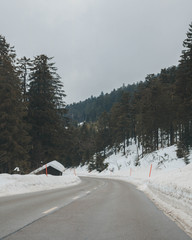 Schwarzwaldhochstraße Winter