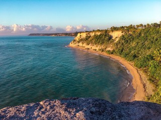 Fototapeta premium coast of Atlantic sea in Bahia - Brazil