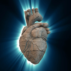 Naklejka premium hearts 3D render backgrounds