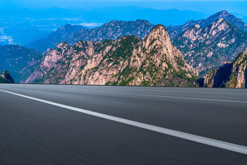 Highway Road and Beautiful Natural Landscape..