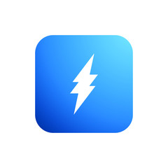 Modern Lighting Icon Button Logo