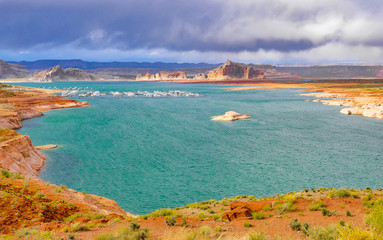 Heraufziehendes Gewitter am Lake Powell