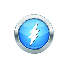 Modern Lighting Icon Button Logo