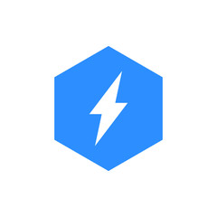 Modern Lighting Icon Button Logo
