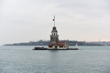 Maiden's Tower in Istanbul Bosphorus 