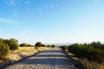 road in the countryside