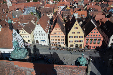 Rothenburg ob der Tauber, Bayern, Deutschland