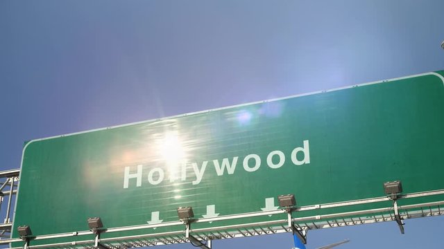 Airplane Landing Hollywood