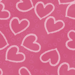 seamless pattern with hearts