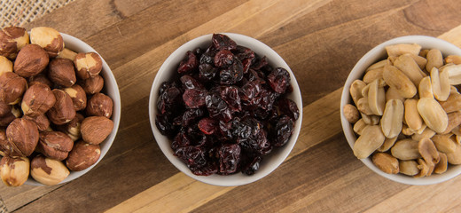 dried fruits and nuts