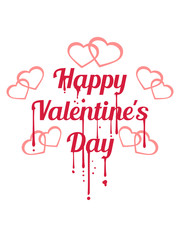 blut graffiti tropfen spray stempel herzen happy valentines day logo text liebe valentinstag feiertag schenken geschenk design verliebt paar pärchen