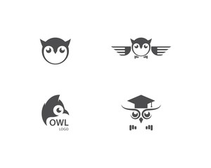 Owl logo vector