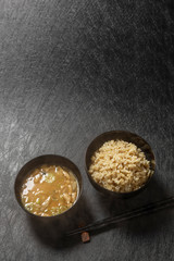 玄米ご飯　Brown rice Japanese food