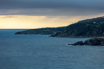 Naklejka premium view of coastline