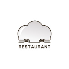 restaurant icon vector