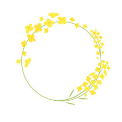 菜の花　フレーム