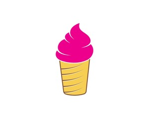 ice cream logo vecctor template