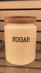 ceramic sugar container