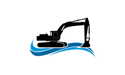 Excavator and wave vector